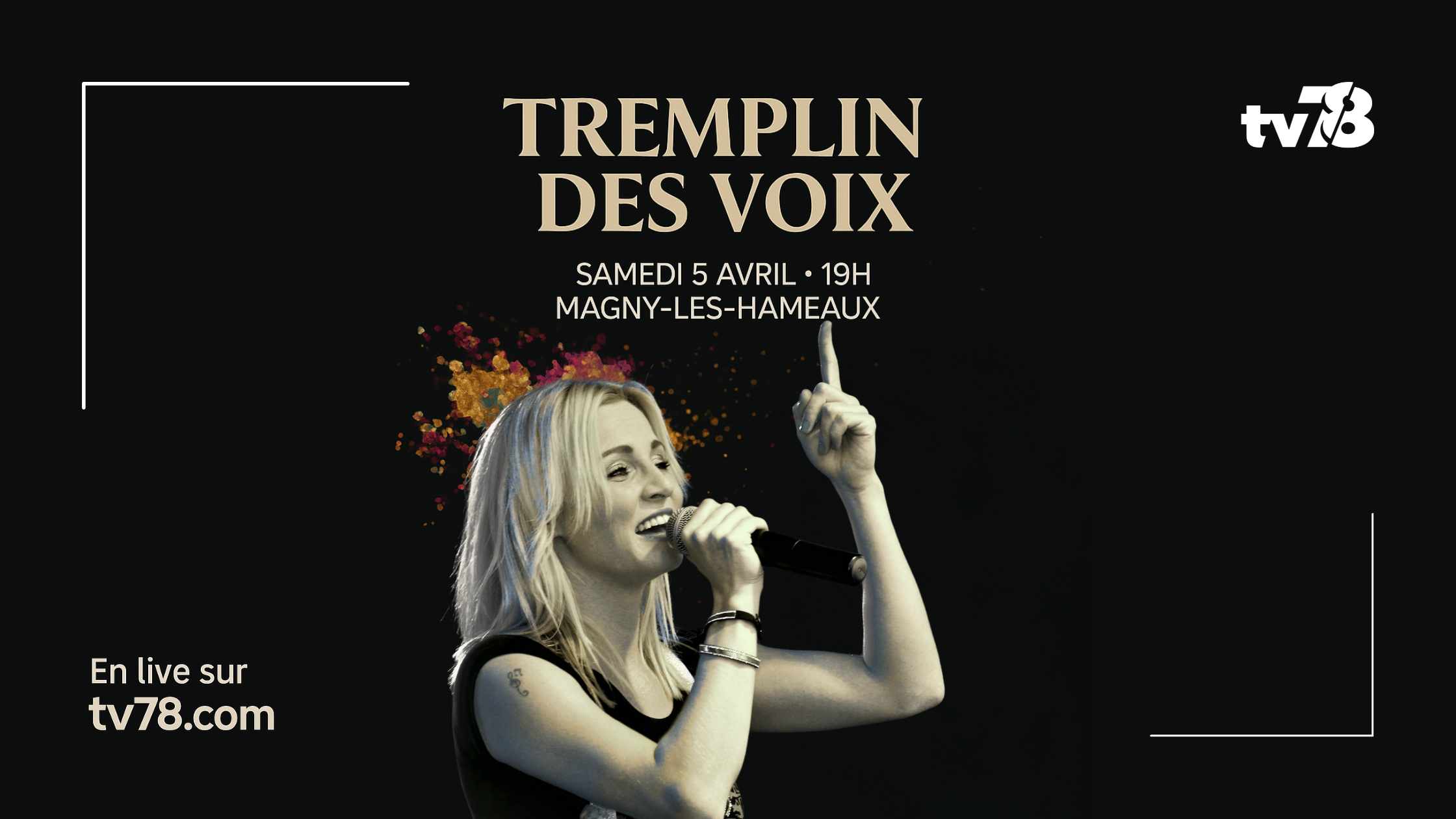 Finale du Tremplin des Voix 2025 : à suivre en direct sur tv78.com