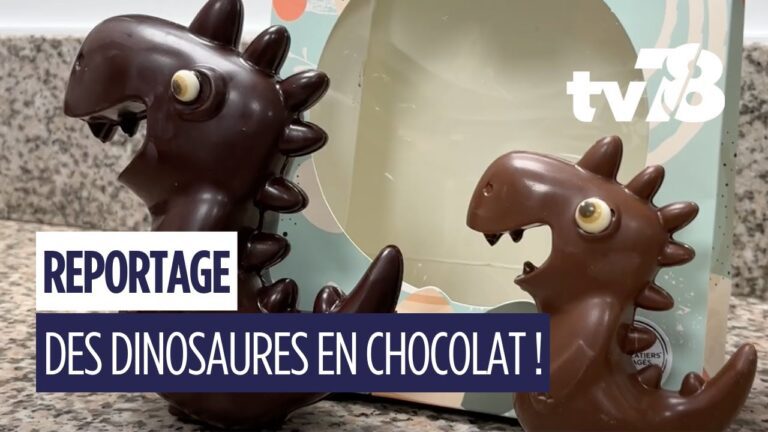 « Jurassic Pâques » : à Aigremont, Sandrine Nosjean crée des dinosaures en chocolat éthique