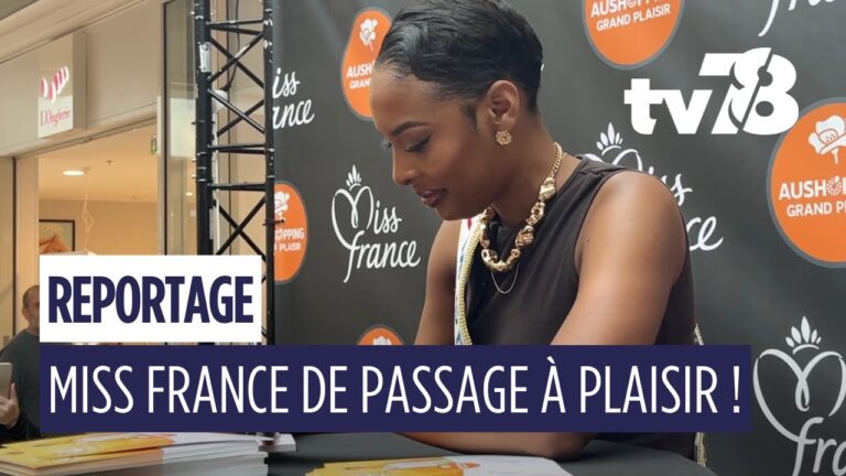 Plaisir : Miss France 2025 à la rencontre des Yvelinois