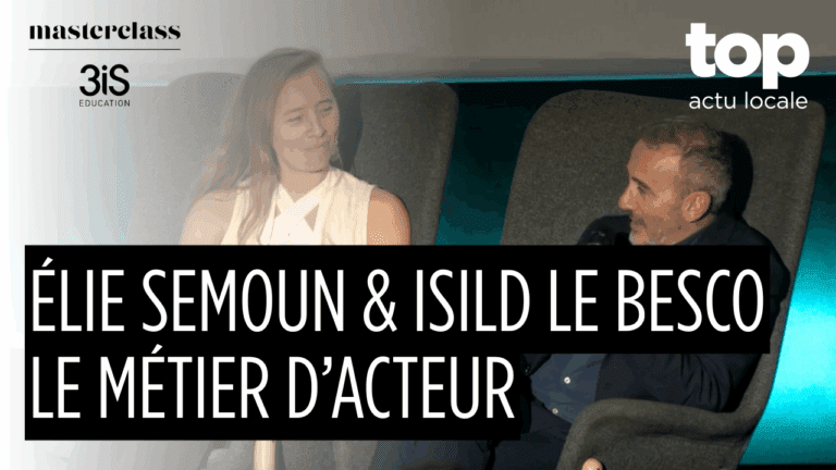 Masterclass 3IS à Saint-Quentin-en-Yvelines : Élie Semoun & Isild Le Besco sur le métier d’acteur