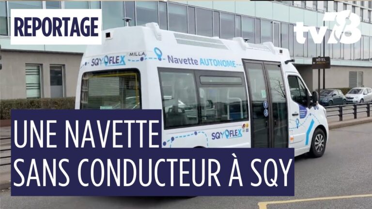 Navette autonome SQY Flex : une première en Île-de-France