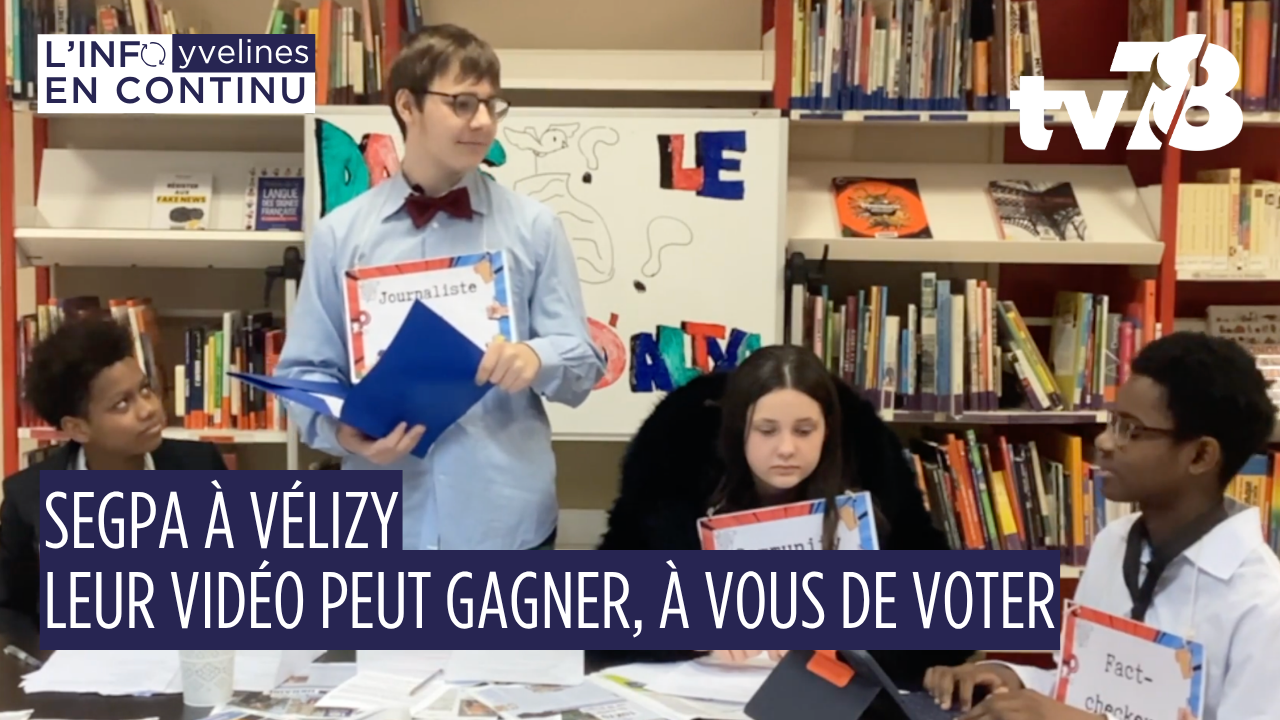 À Vélizy, des élèves de SEGPA participent à un concours national et lancent un appel au vote