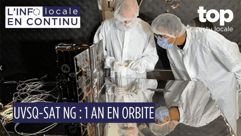 UVSQ-SAT NG : un an en orbite pour le nanosatellite climatique conçu dans les Yvelines