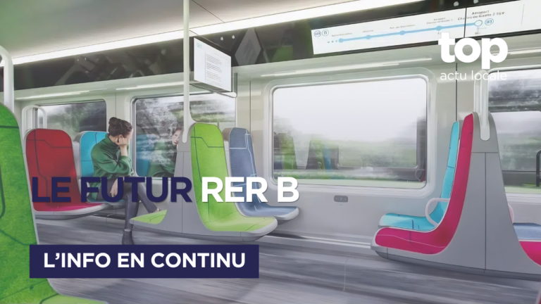 Transport : Île-de-France Mobilités dévoile les premières images du nouveau RER B MI20