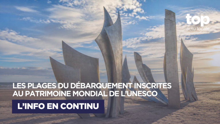 Les plages du Débarquement inscrites au patrimoine mondial de l&rsquo;UNESCO