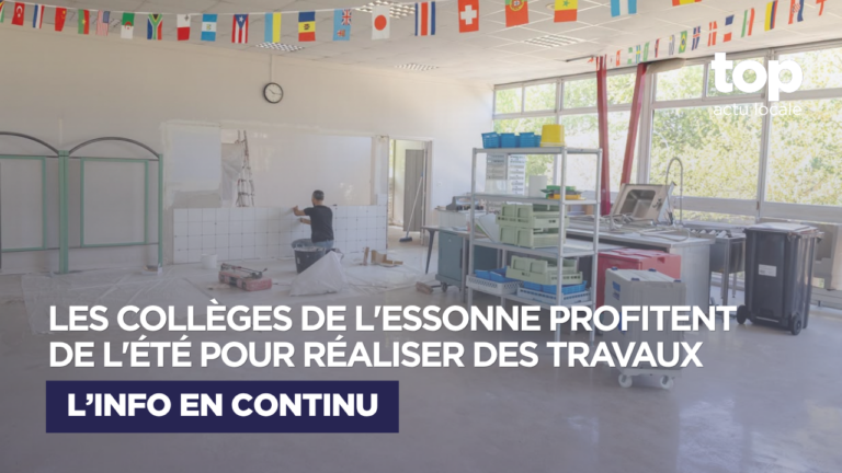 Essonne : des travaux se poursuivent dans les collèges avant la rentrée