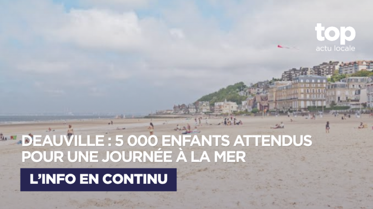 Deauville : 5 000 enfants franciliens attendus pour une journée à la mer