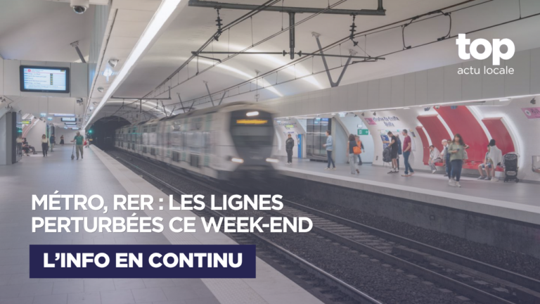 Transports en Île-de-France : les perturbations à prévoir ce week-end des 8 et 9 août