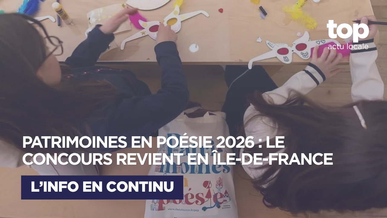 Île-de-France : les enfants invités à mettre leur patrimoine préféré en poésie