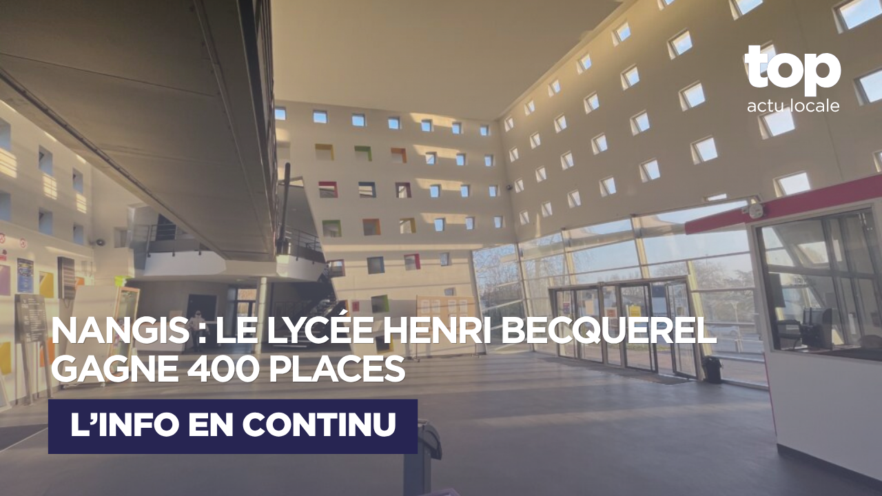 Nangis : le lycée Henri Becquerel s’agrandit avec 400 places supplémentaires