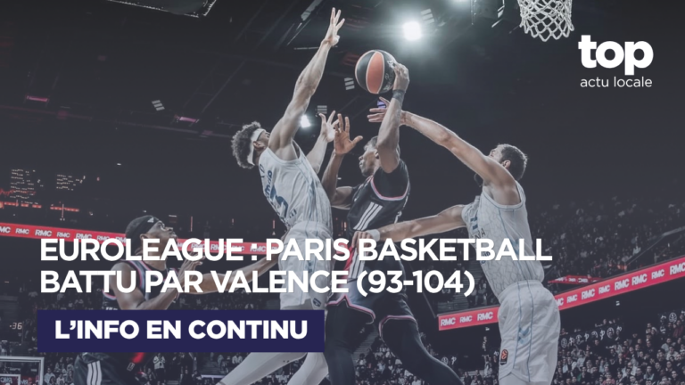 EuroLeague : le Paris Basketball s&rsquo;incline face à Valence et poursuit sa mauvaise série