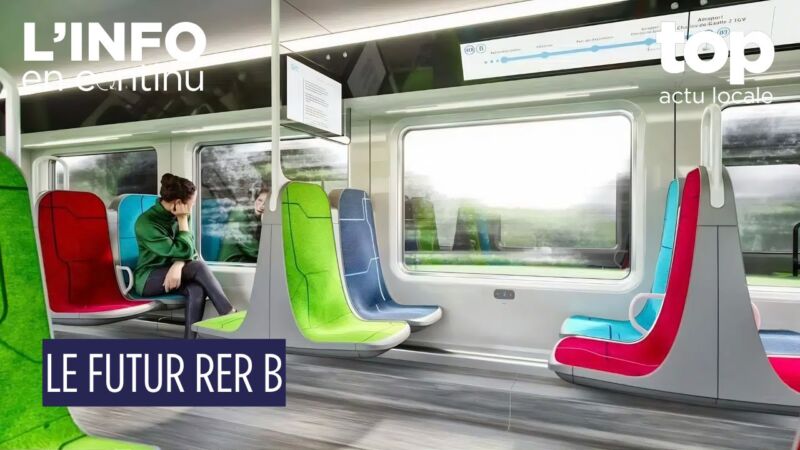 Image for the Tweet beginning: Le futur RER B MI20