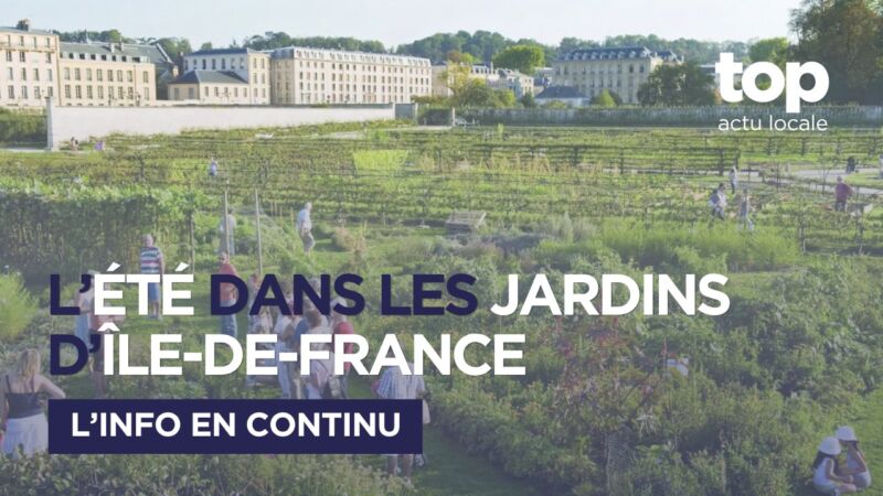 Image for the Tweet beginning: Près de 200 jardins franciliens